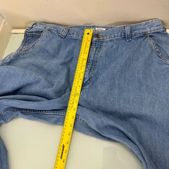 Carhartt Carpenter Jeans Men's 42X32 Loose Fit Straight Leg Denim Dungaree Y2K - Picture 11 of 12
